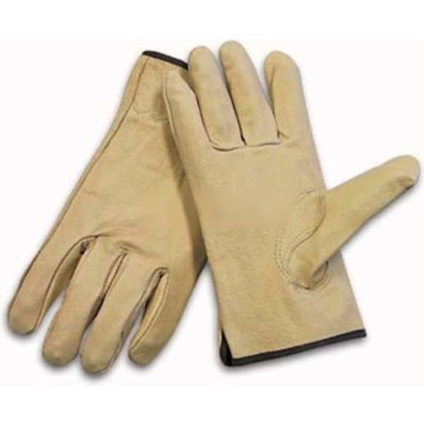 Pip PIP Top Grain Pigskin Drivers Gloves, Premium Grade, Keystone Thumb, L 70-368/L
